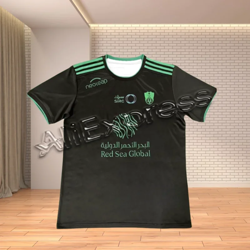 

MOTO New Player Version Saudi National Economy Away Jersey 3D Printing Breathable Quick-drying Comfortable Short-sleeved T-shir