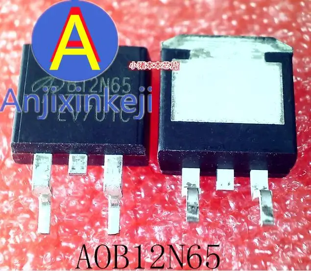 

10pcs 100% orginal new AOB12N65 B12N65 812N65 TO-263