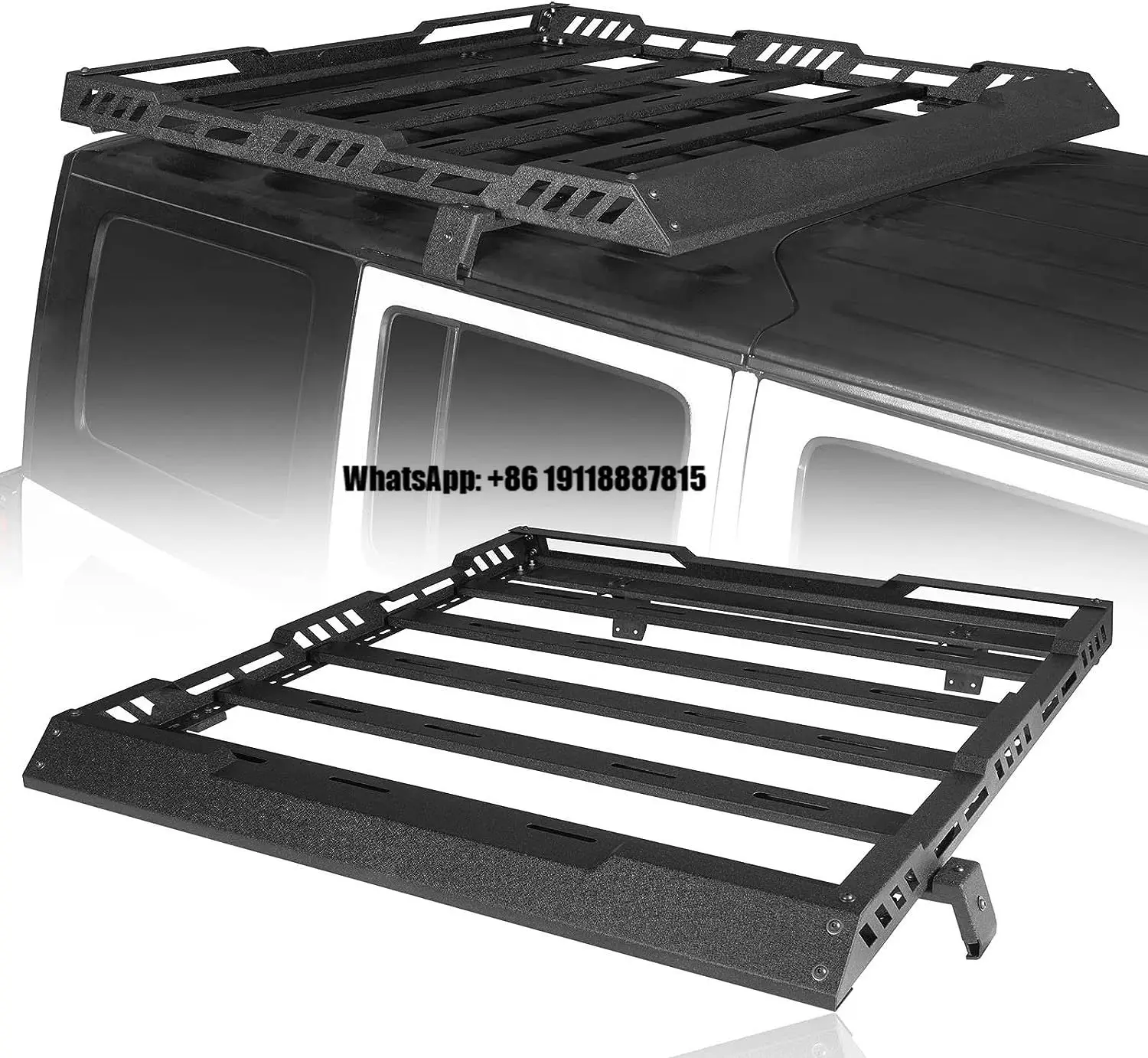 

TELLIKA Jimny Accessories Aluminum Alloy Luggage Carrier Roof Rack Box for 2018-Later Models JB74 2019 2021 2022 2023 2024 Cars