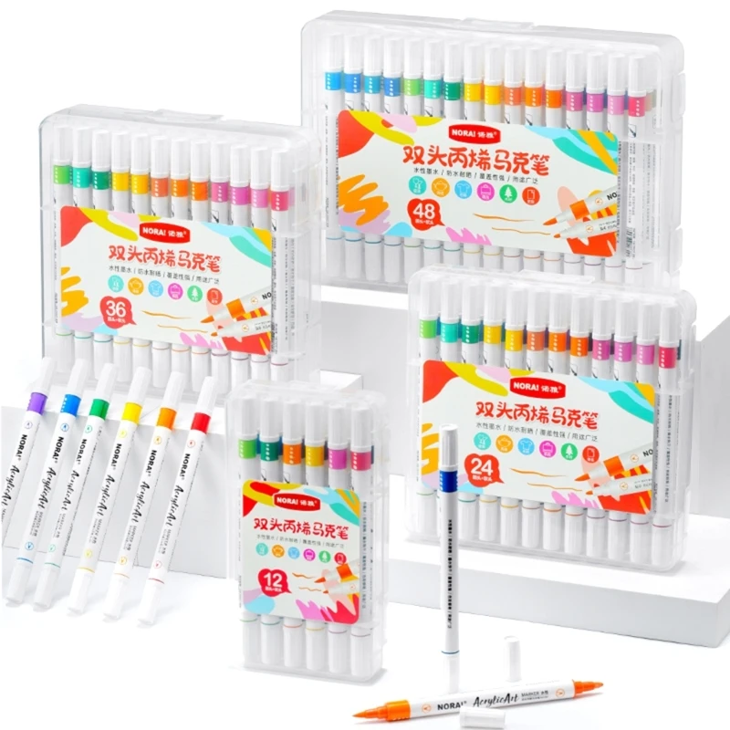 F3MA Акриловый маркер для кисти и тонкий наконечник для поделок и художественных проектов для детей, наскальная живопись, ручки