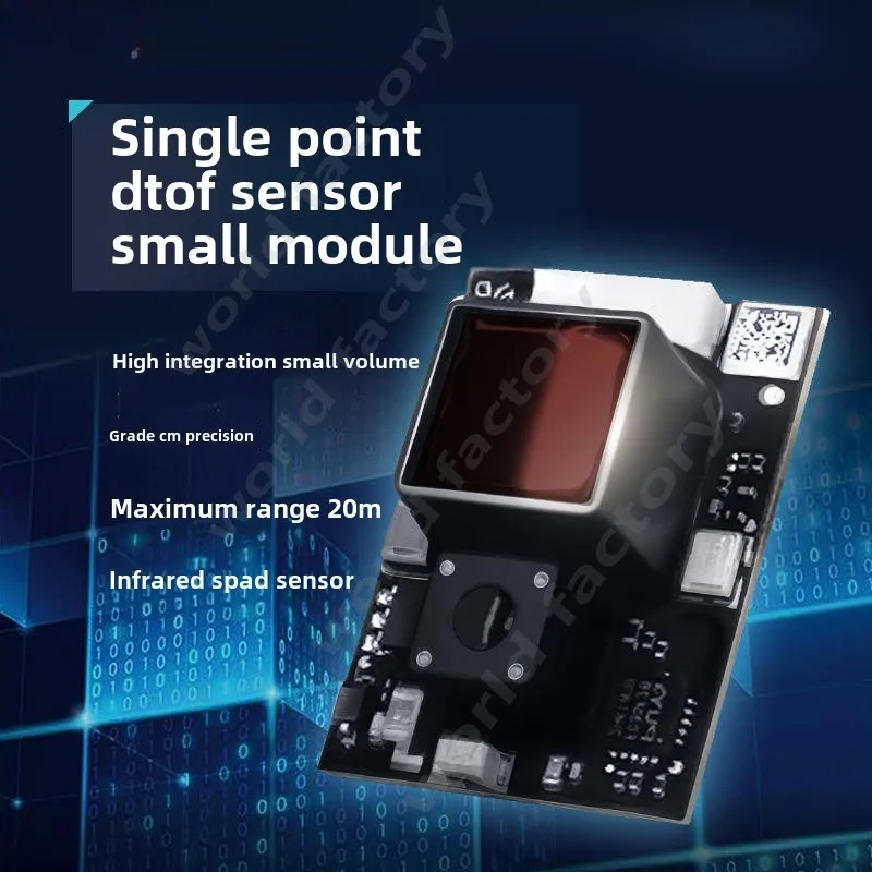 20m High Integrated DToF Laser Ranging Module with Infrared Centimeter Precision Industrial LiDAR Module