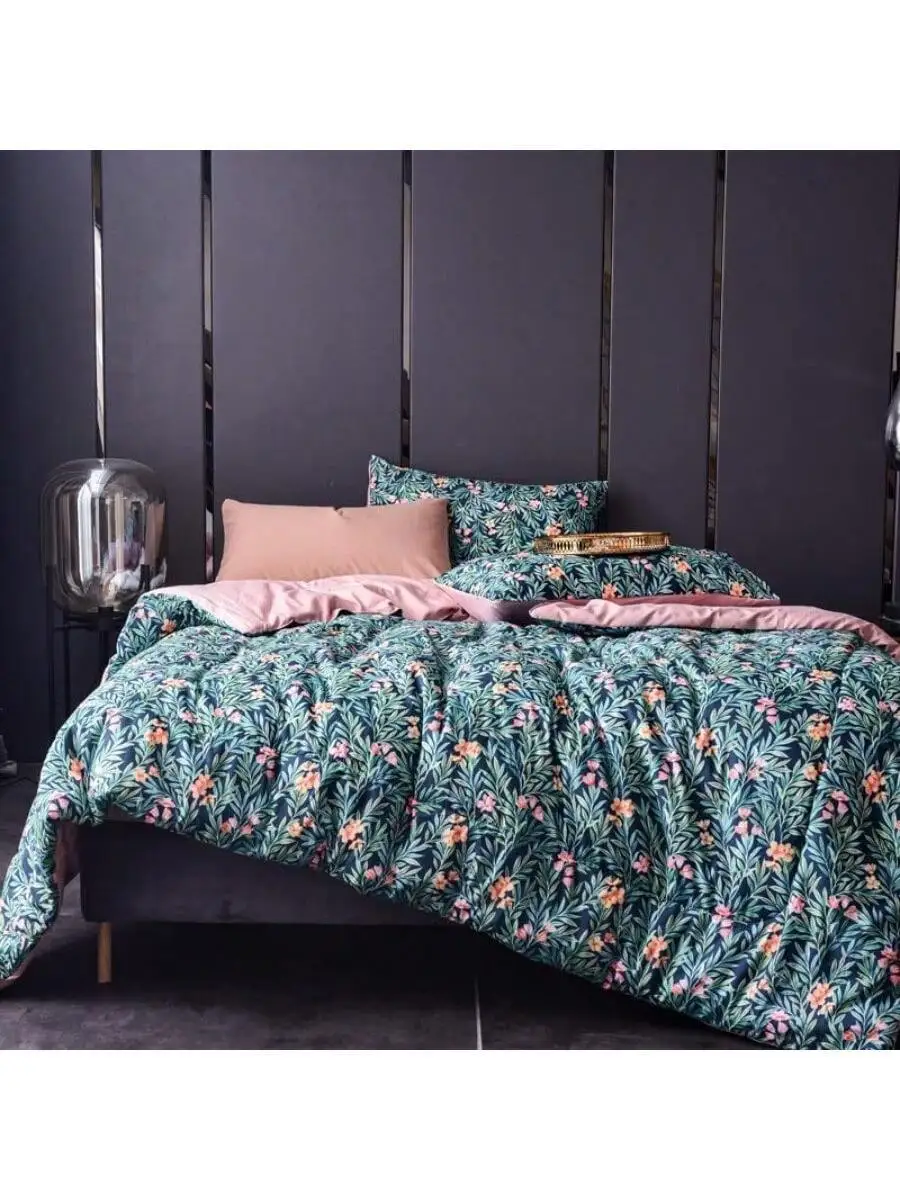 Floral Print Luxury Bedding Duvet Cover Set