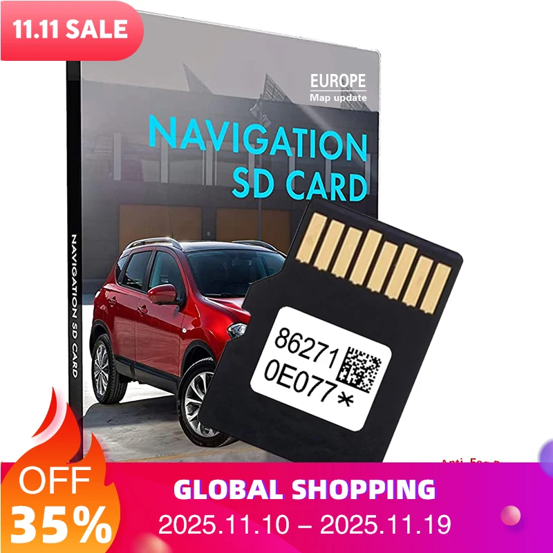 

2025 for Toyota Corolla Prius 4Runner Latest 86271-0E077 Maps Update TF Card Navigation GPS Fit Sat Nav 16GB USA/CAN/MEX