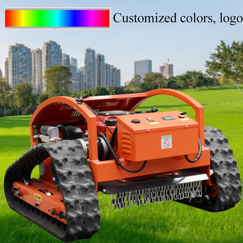 

Factory Customization Shipped Multifunction Cordless Remote Control Household Lawn Mower Robot Grass Cutting Machine Farm Use