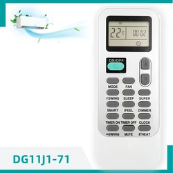 AC Remote Control DG11J1-71 For Hisense, BEKO, GIATSU, TORNADO, SAGA Air Conditioner, Compatible DG11J1-06, DG11J1-72