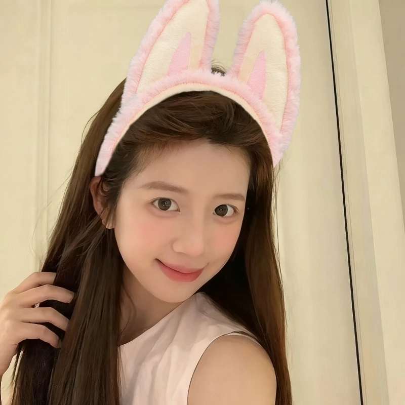 

Plush Ear Headband Cute Cartoon Image Plush Hairhoop Christmas Role-Playing Prop Hair Bands Sweet Girl Hair Accessories