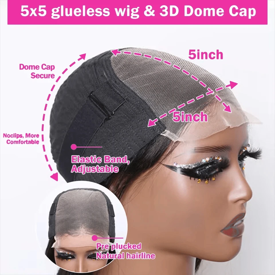 4/27 تسليط الضوء على باروكة من شعر طبيعي بوب شعر مستعار شعر بشري 210 كثافة ارتداء والذهاب شعر مستعار بدون صمغ قبل قطعها للنساء الشعر البرازيلي