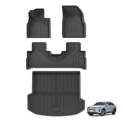for JAECOO OMODA C9 / Chery Exeed RX Fuel Version 2023 2024 (Trunk Pad Not Fit 2025) Car Floor Mats TPE 3D Foot Mat Accessories