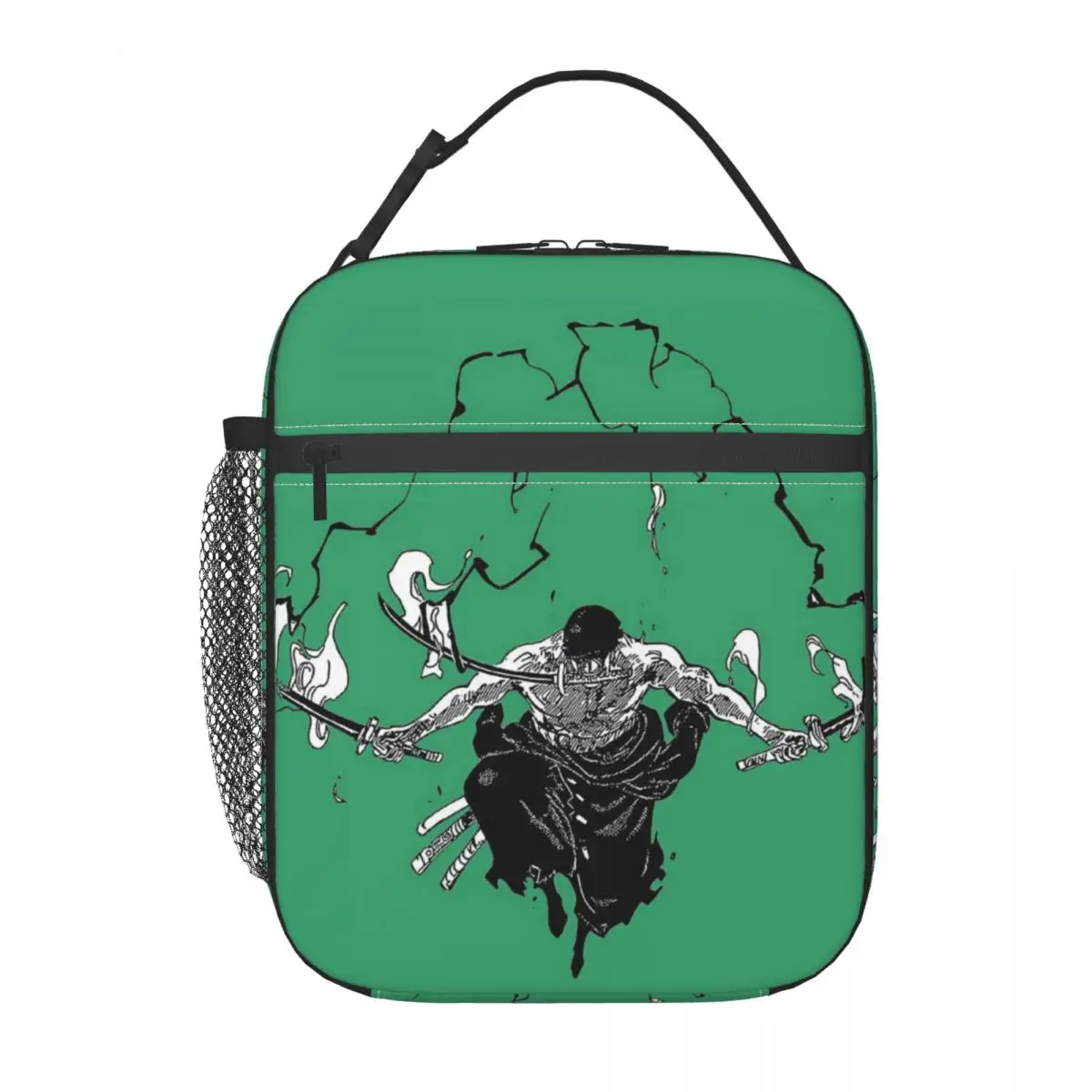 Custom Zoro O-One P-Piece Anime Portable Lunch Boxes for Women