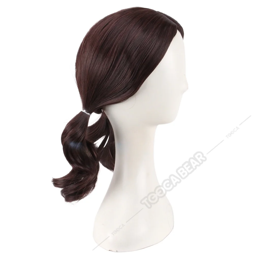 Movie Orphan 3 Esther Coleman Cosplay Wig Brown Double Ponytail Hair Heat-resistant Fiber Hair+Free Wig Cap Halloween Women