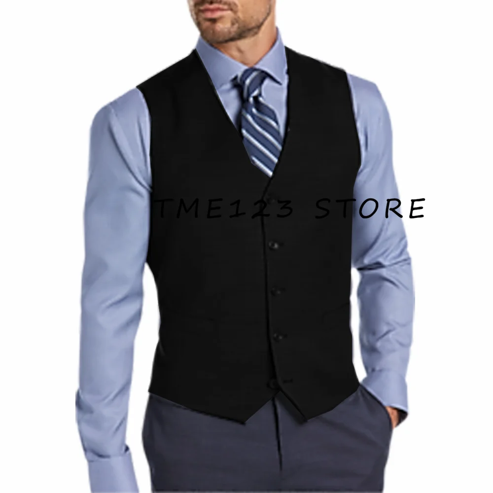 Men's Solid Color Casual Vest Elegant Man Vest Suit Male Formal Man Ambo Business Suits for Men Vests for Women Wang Steampunk