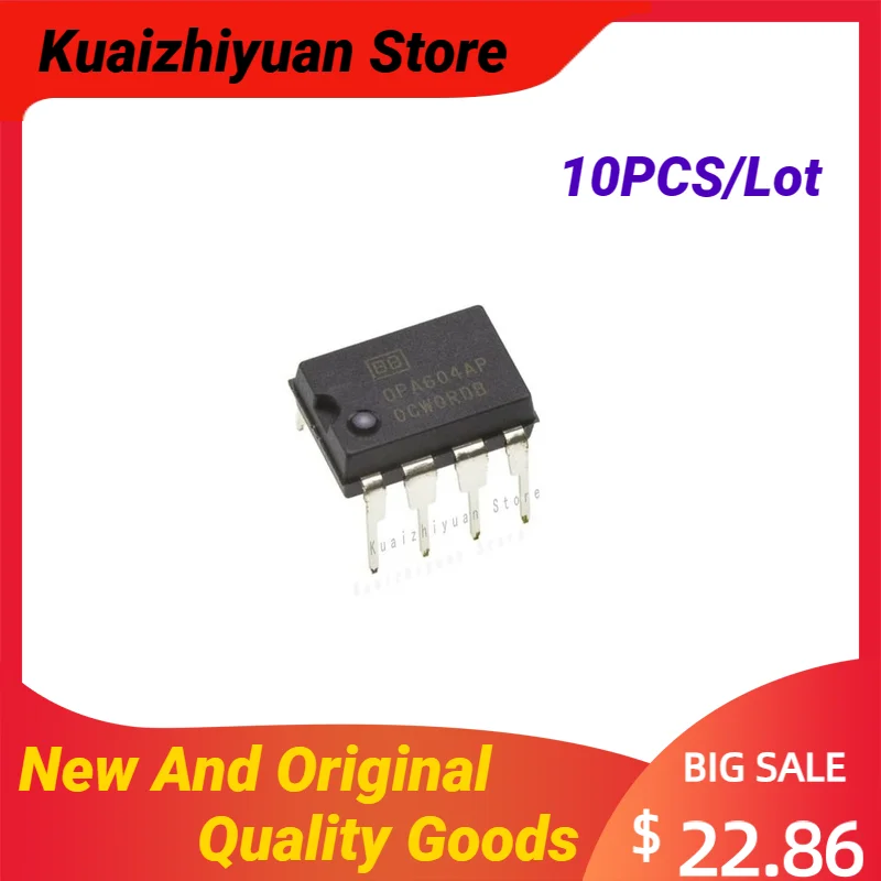 

10PCS/Lot New And Original OPA604AP DIP-8 OPA604AU/2K5 SOP-8 OPA604AU FET-Input Audio Operational Amplifier Quality Goods