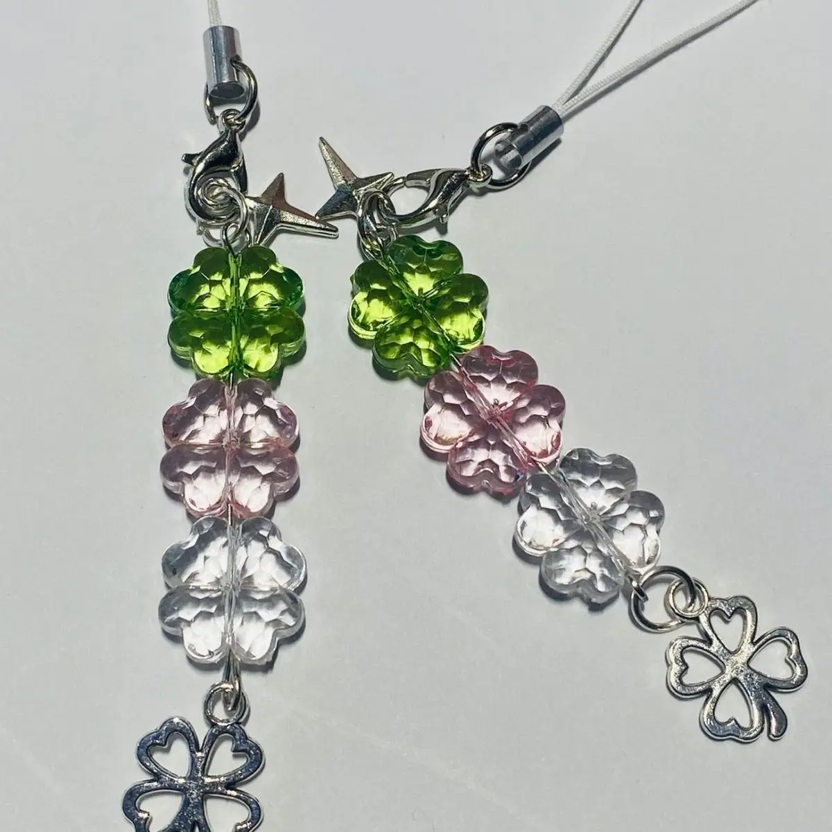 Подвеска-подвеска для телефона Lucky Leaf, милые кавайные чехлы для iPhone 16, 17, школьный рюкзак Ins, корейский оригинальный подарок из бисера по индивидуальному заказу своими руками