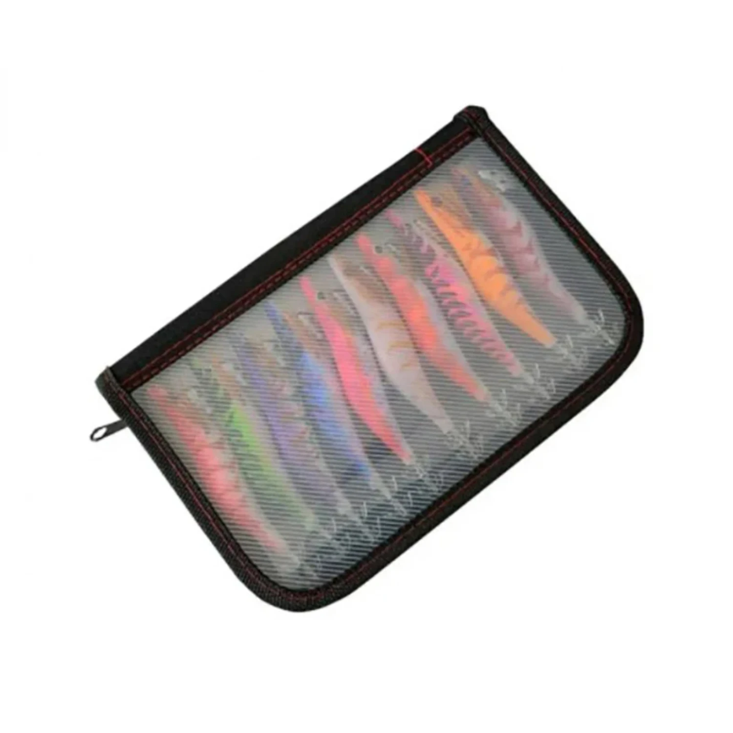 Plastic Transparent Visual Squid Jig Lure   Case With Two Way Zipper Fishing Lures   Storing Squid  Lure