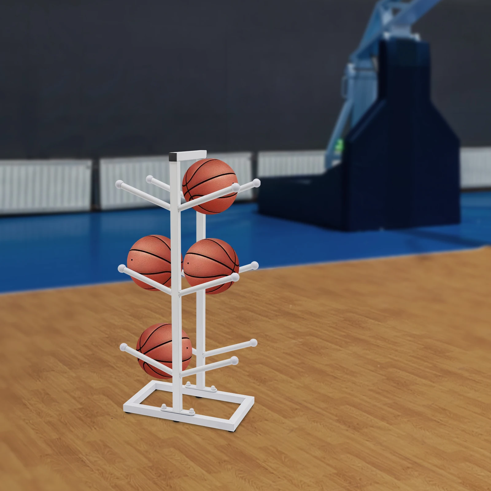 Organizzatori di basket, portaoggetti per palline a 3 livelli, portaoggetti per palline bifacciale per interni ed esterni