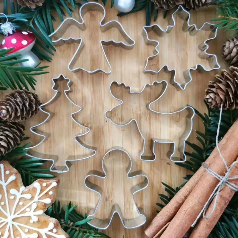 Christmas Cookie Mold, Steel Cookie Cutter, DIY Baking Supplies