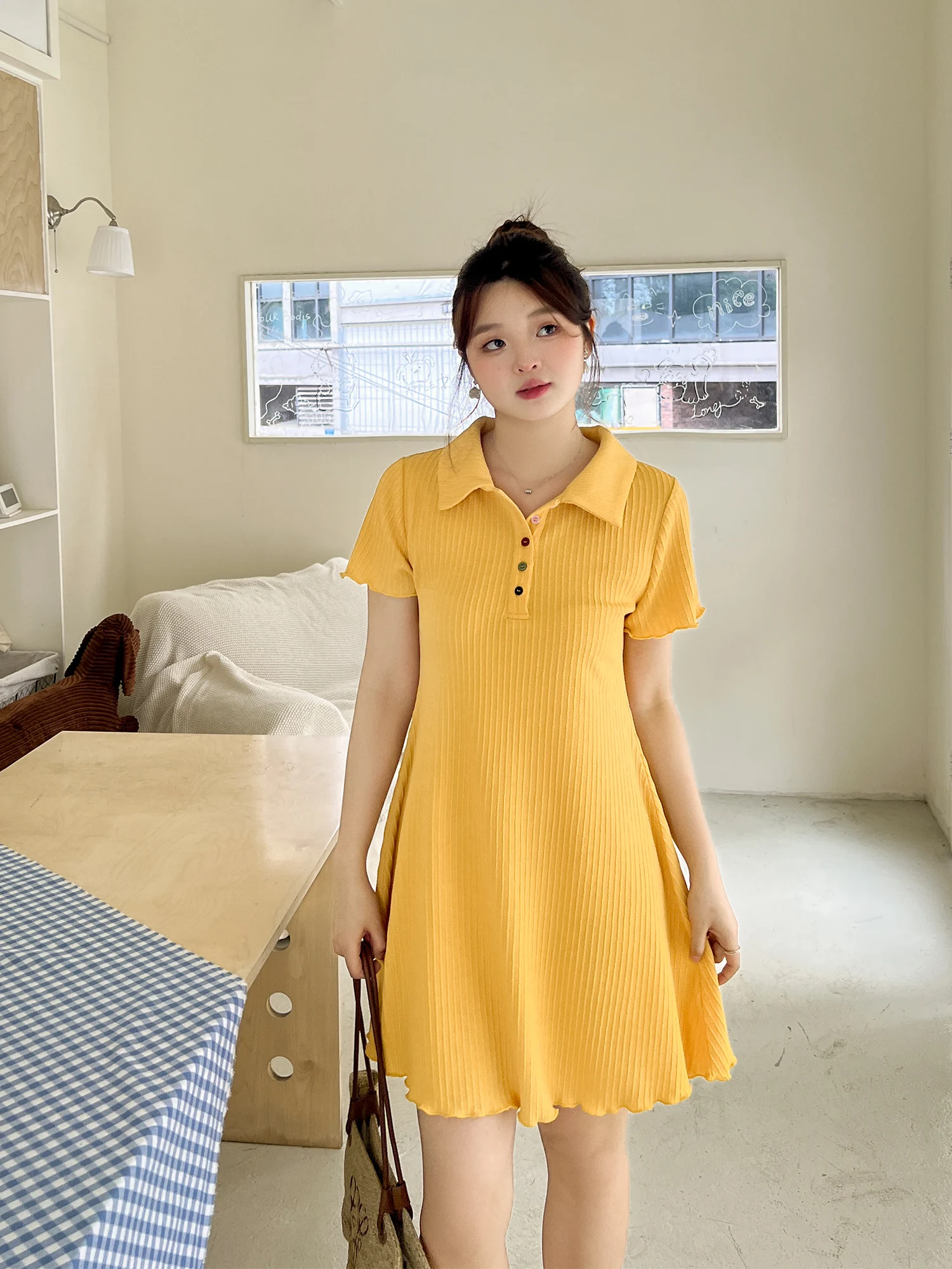 

DM00 Вязаная юбка А-силуэта больших размеров с необычной текстурой в корейском стиле, повседневная, с высокой талией, из полиэстера, летняя