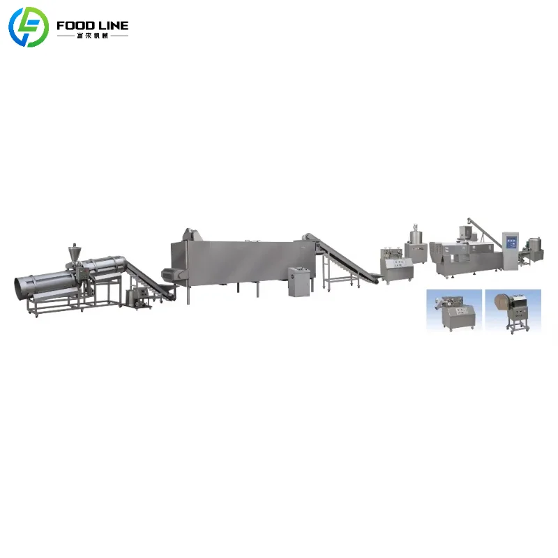 Customized Puffed Snack Corn Puffed Food Manufacturing Extruder Equipment Corn Cob Snack Manufacturing Production Line