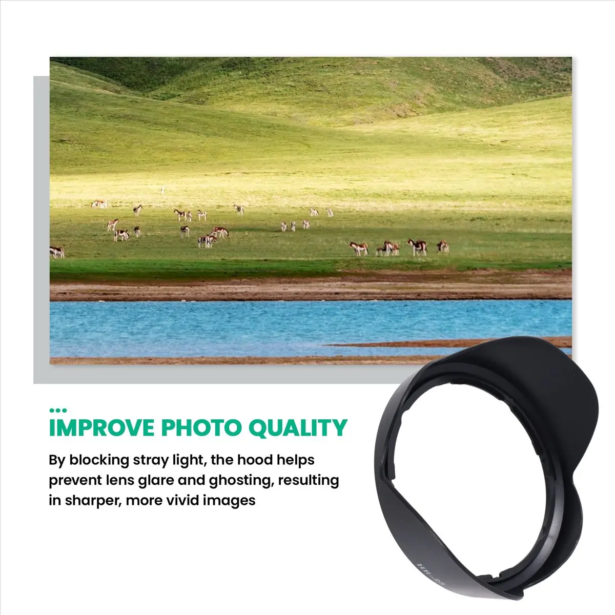 SWXF HB-23 Lens Hood For 10-24mm/17-35mm/18-35mm/12-24mm HB23