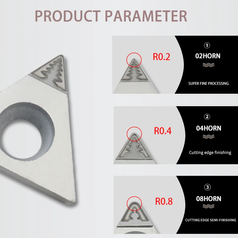 Herramienta de torneado de diamante PCD, torno CCGT06 DCGT07 VBGT11/16 TCMT11 TPGH09, inserto de nitruro de boro de una sola cara, 1 pieza