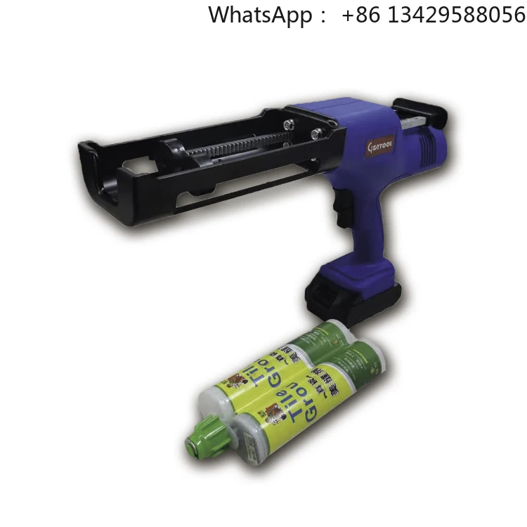 GDYTOOL GDY-8003 18V Li-ion Battery Cordless Double Component Sealing & Caulking Glue Gun Industrial Dual Epoxy 2000mAh 45W