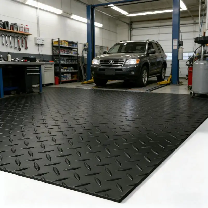 1 Roll of Commercial Grade Heavy-duty Parking Mat, Suitable for Garage Floors, Golf Cart Parking Lots,and Anti Slip Floor Tracks