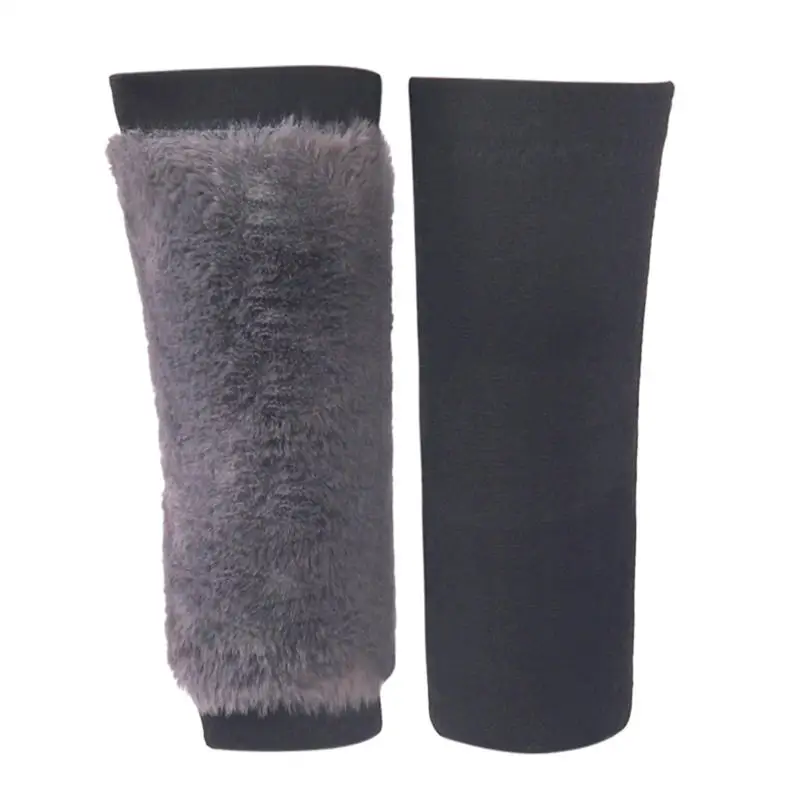 Ginocchiera invernale in peluche Ginocchiere termiche per anziani Donna Uomo Ginocchiere elastiche Maniche per le gambe per lo sci Ciclismo Campeggio Corsa