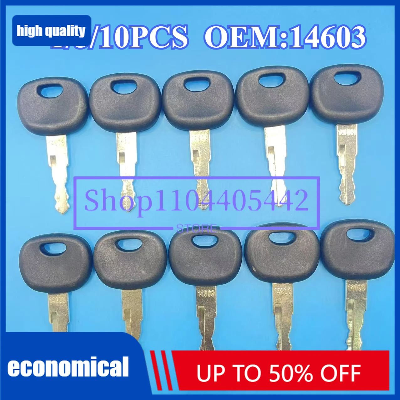 

1/5/10PCS 14603 Keys For JCB KEY 14603 Bomag Dynapac Terex Vibromax New Holland NH For Ford Moxy Hamm