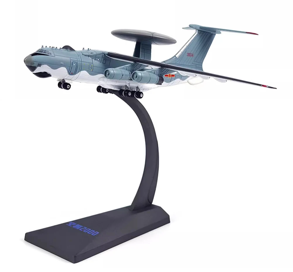 1/240 KJ-2000 Air Early Warning Aircraft Chinese Air Force KongJing 2000 AEW KJ2000 Airplane for Collection Room Desk Decoration