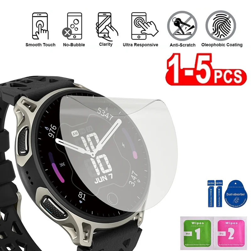 1-5PCS Hydrogel Film for Amazfit Cheetah 2Pro Screen Protector HD Clear Protective Cover For for Cheetah 2Pro Watch Accessories