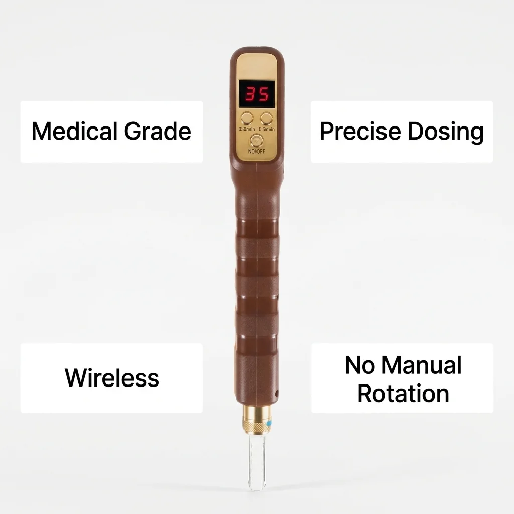 Smart Dosing Atomizer Pen Non-invasive Skin Care 0.3/0.5ml Adjustable Wireless Beauty Device for Home & Salon Use