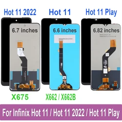 For Infinix Hot 11 Play LCD Display Touch Screen Digitizer Assembly For Infinix Hot 11 Hot11 2022 X662 X662B X675 LCD