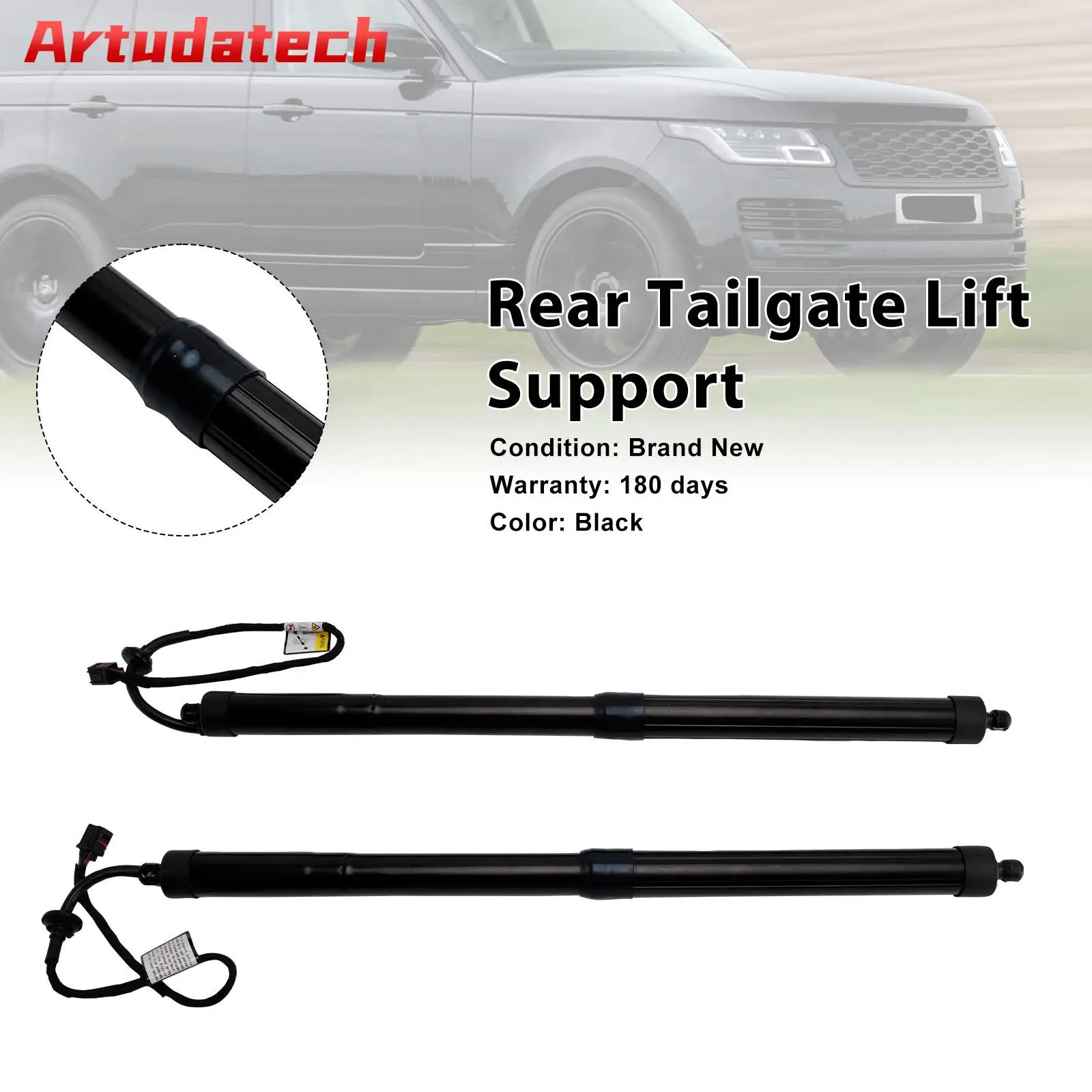 Artudatech 2PCS Rear Tailgate Power Lift Support LR058305 Fit for Land Rover Range Rover 2012 2013 2014 2015 2016 2017