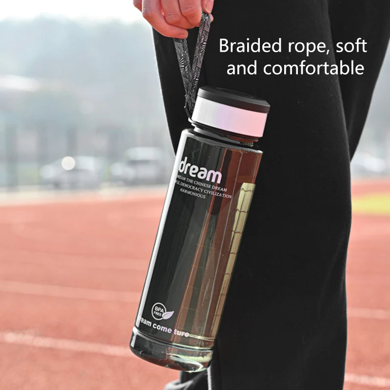 1000ml Water Bottle Outdoor Portable Sport Motivational Water Bottles Leakproof Drinking Bottles For Travel Gym Fitness Jugs