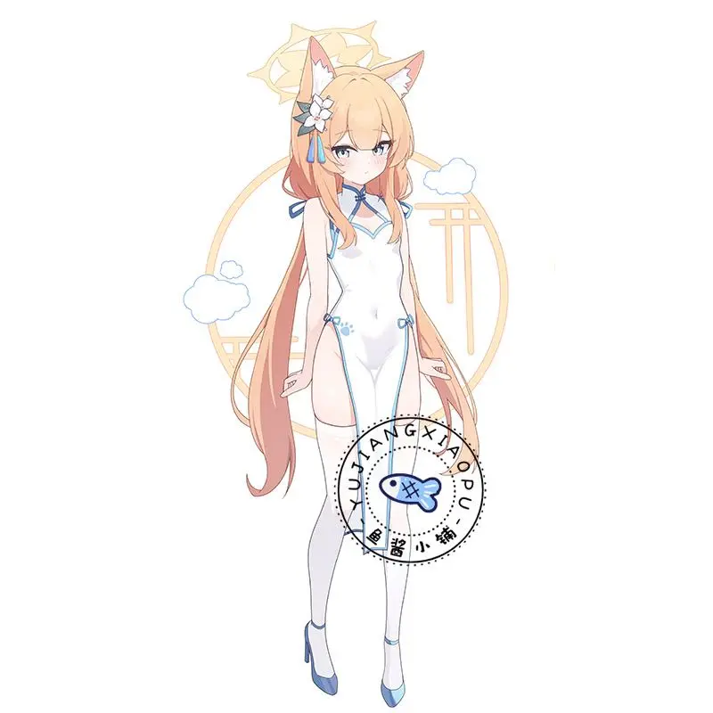 Blue Archive Anime Figure Iochi Marī Cosplay Cute Acrylic Stand Model Decor Plate Desktop Ornament Gift Girl Birthday Present