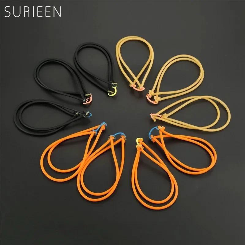 

5PCS Slingshots Latex Rubber Band for Fish Arrow Fishing Slingshot Catapult 1.7mmX4.5mm High Resilience Round Bungee Rubber Tube