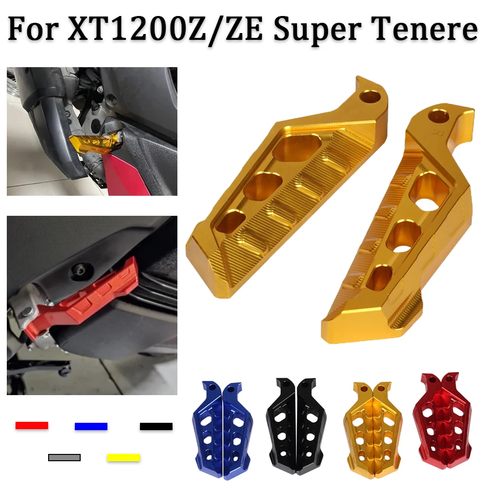 

Motorcycle Accessories Rear Foot Pegs Rests Passenger Footrests For Yamaha XT1200Z XT1200ZE XT1200 Z ZE Super Tenere 2018 - 2023
