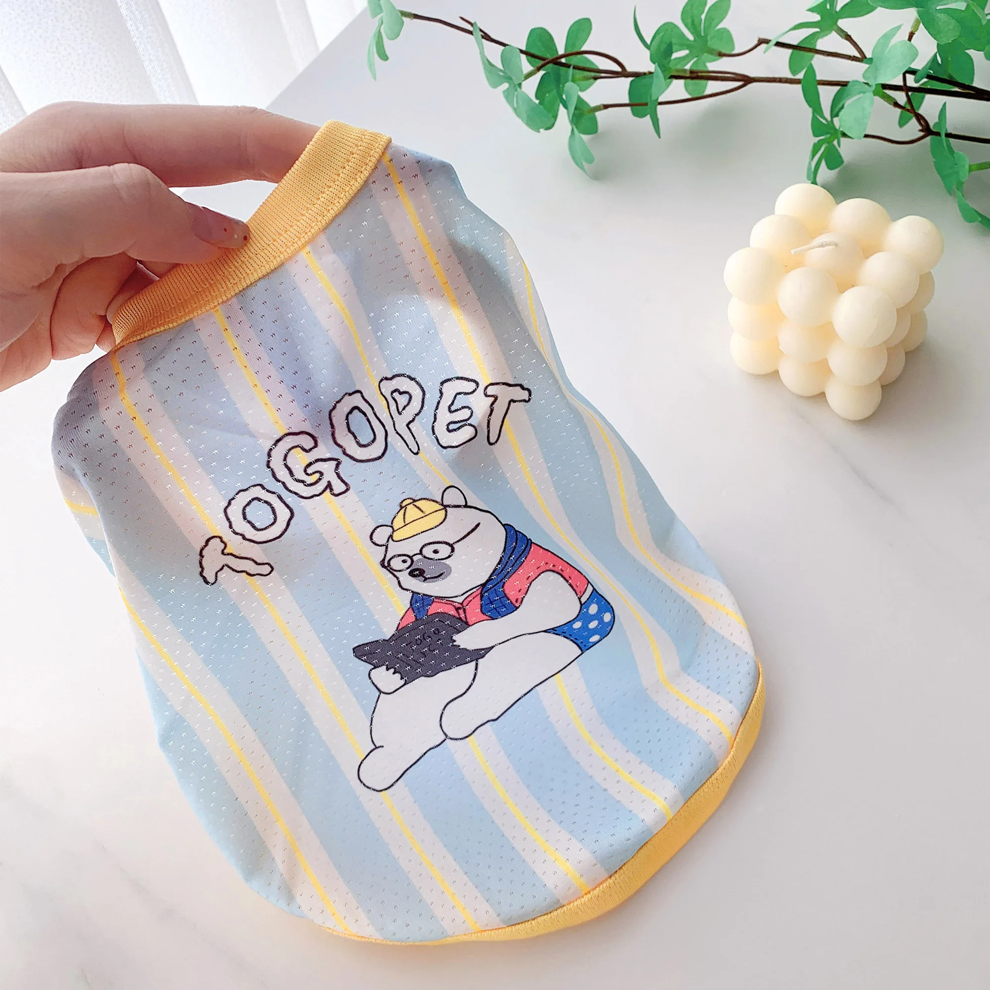 

Dog Clothes Pet Small Dog Summer Vest Thin Anti-hair Loss