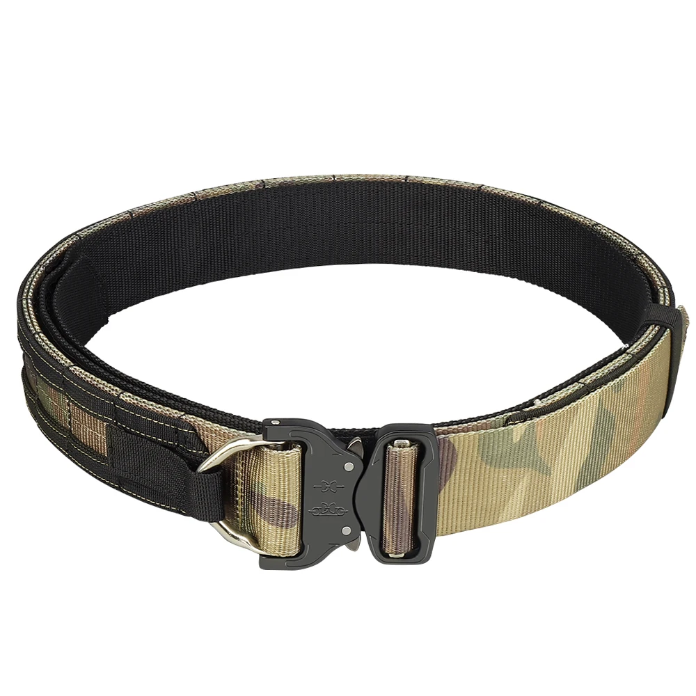 Quick Release Tactical Molle Belt, Military, Airsoft Training, Heavy Duty, Outdoor Shooting, Hunting, Sports