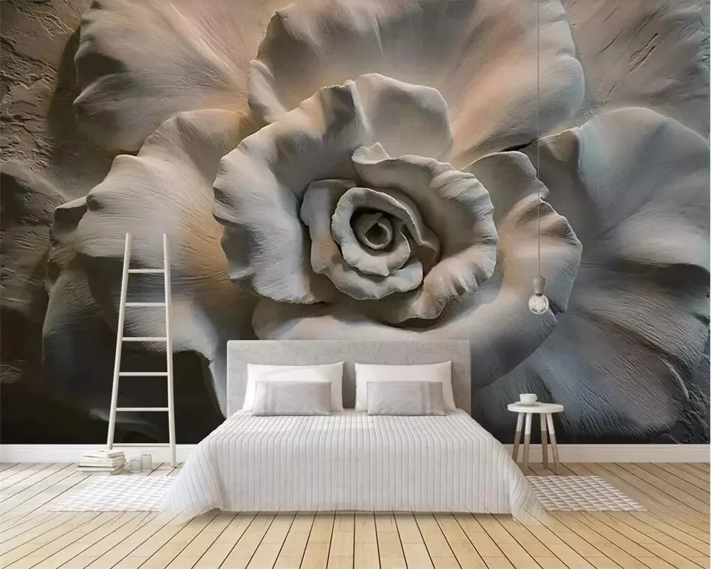 

Custom wallpaper orchid butterfly rose Photo mural TV background walls home decoration living room bedroom 3d wallpaper