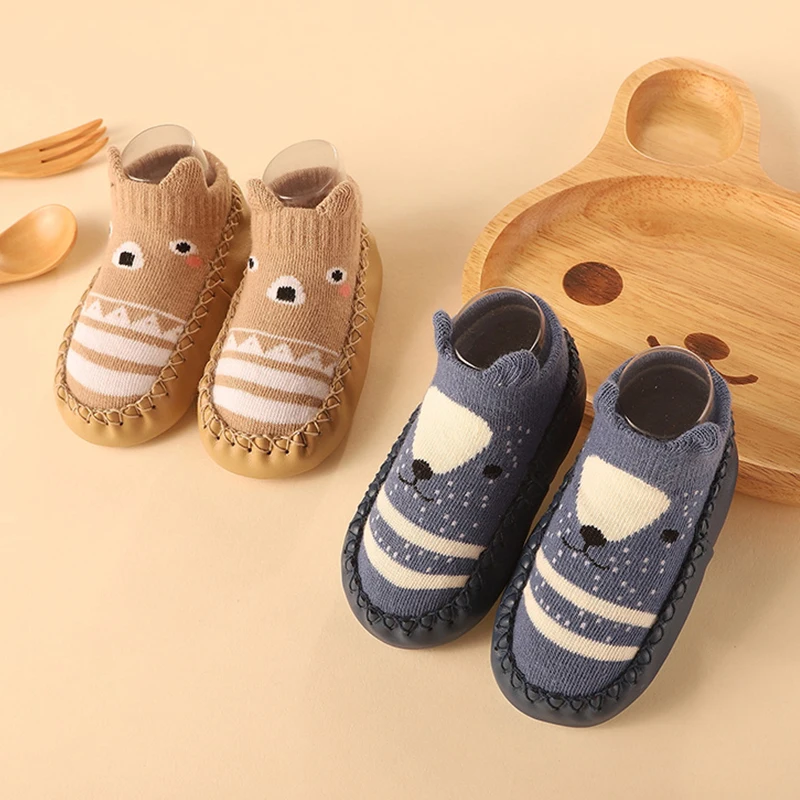 Baby Sokken Schoenen Baby Kleuraanpassing Leuke Kids Jongens Schoenen Pop Zachte Zolen Kind Vloer Sneaker Peuter Meisjes Eerste Wandelaars