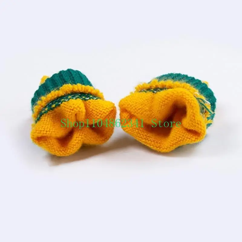 

652F Children Warm Gloves Knit Mitten Winter Thermal Glove Full Finger Gloves