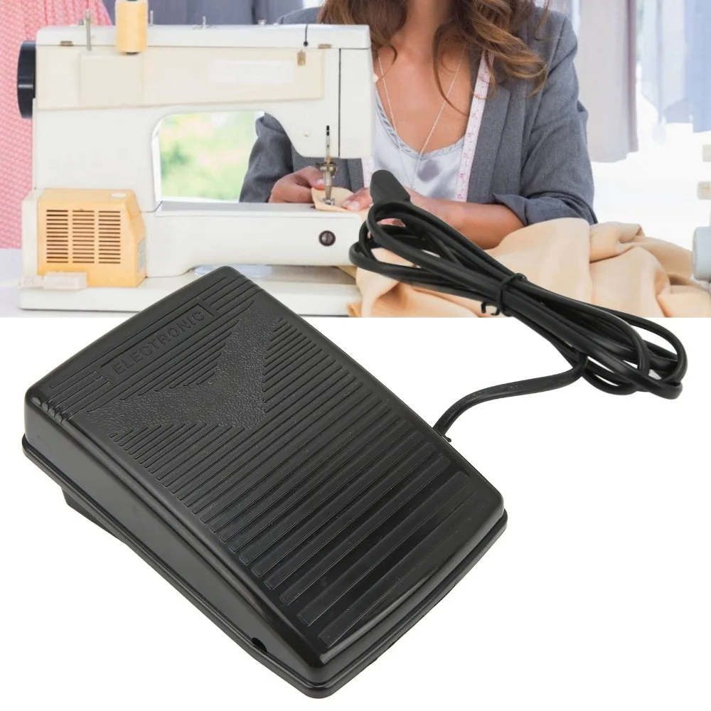 

Plastic Sewing Machine Foot Control Easy to Install Variable Speed Foot Control Pedal for SC220 6160 6180 5400 XL-400