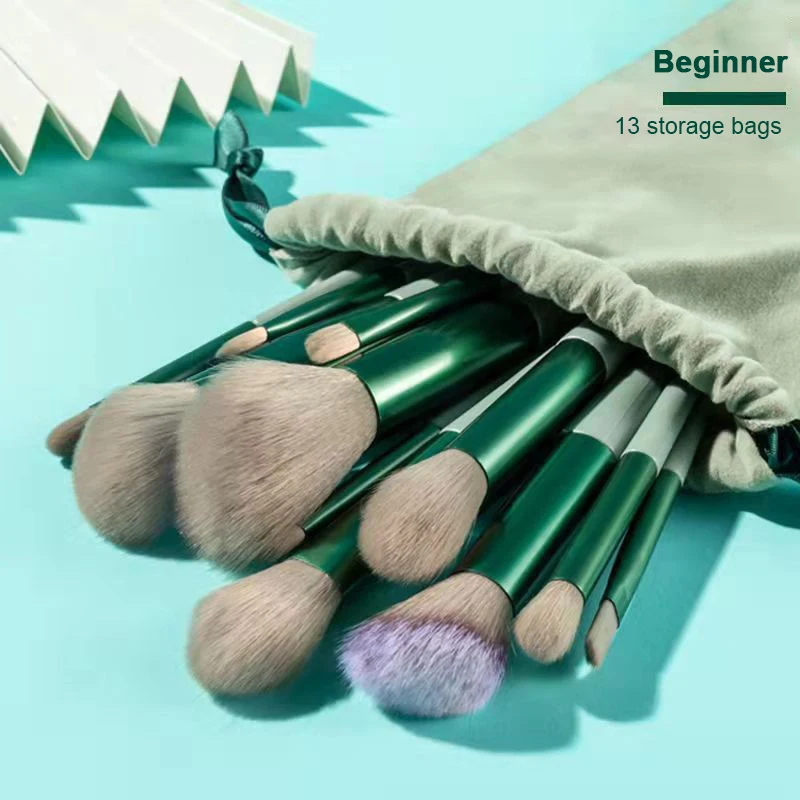 13 Pcs Soft Face Makeup Brushes Set Foundation Blush Powder Eye Shadow Highlighter Blending Make Up Cosmetic Brush Beauty Tool