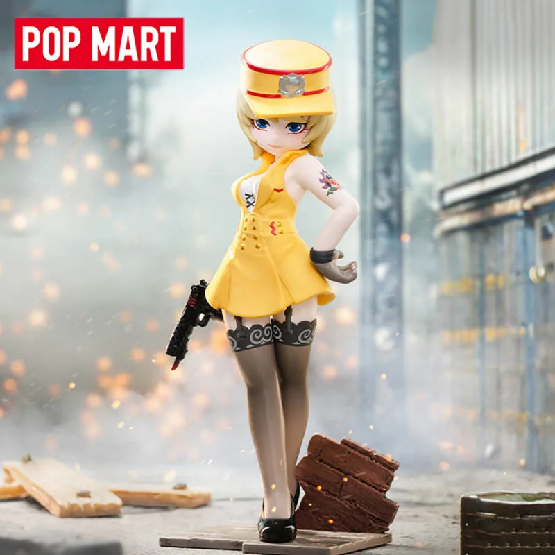 POP MART CROSSFIRE The Spirit Fox Blade Series B Style Spirit Fox Lurker Anime Action Figure Guess Bag Ornament Figurines Home