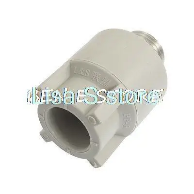 

Соединитель для прямой трубы PPR с наружной резьбой 20 м на наружной резьбе 1/2 дюйма, серый