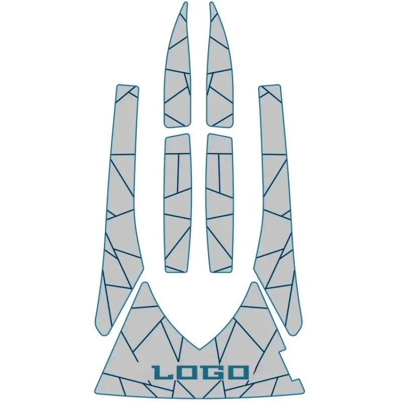 2007-2009 S-e-a D-o-o GTX Wake 155 /155 / 215 SCIC Jet Ski Tract EVA Foam تصميم مخصص أرضية قارب إيفا 6 مم 3-Adhesive