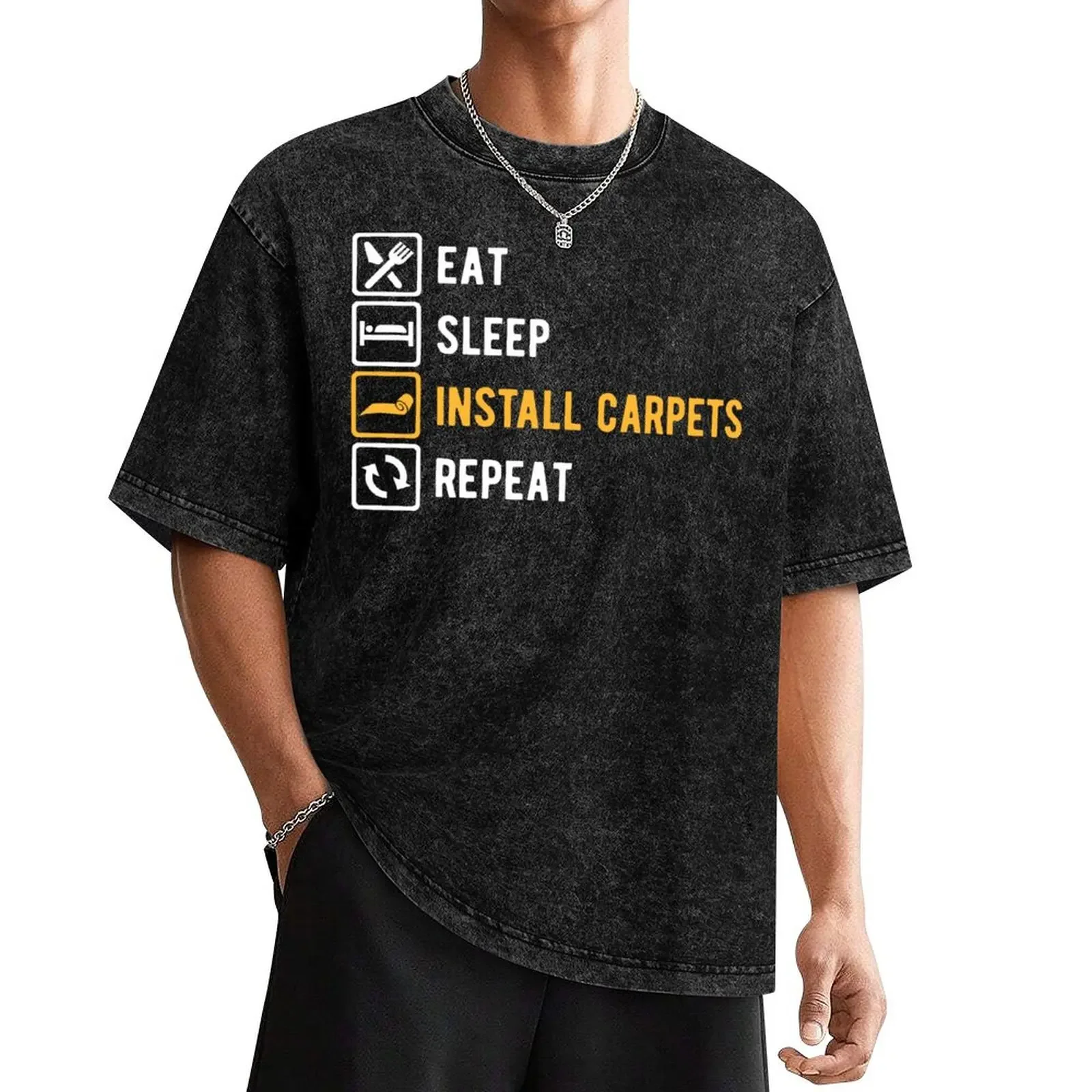 Carpet Installer Life T-Shirt aesthetic clothes shirts graphic summer top men workout shirt