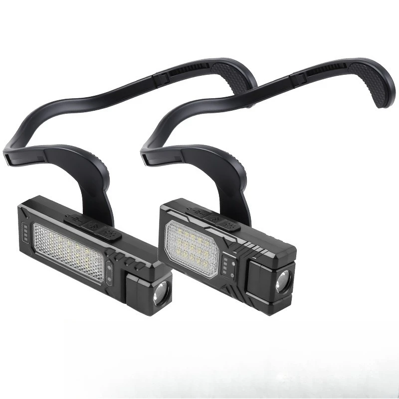 

LED lightweight ear-hanging headlight, ear-hanging removable multi-function dual-switch induction strong light headlight