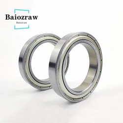 6806 ZZ  30x42x7 4pcs ABEC-1 6806ZZ Thin Section Deep Groove 6806 Ball Bearing Kande Bearings 61806